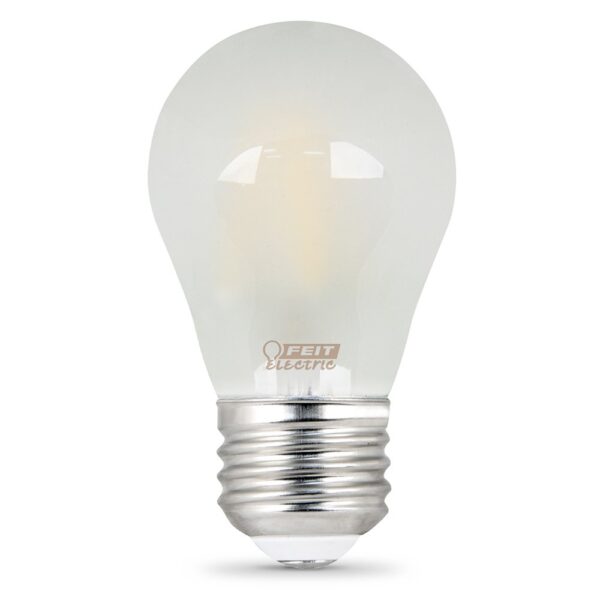 Feit Electric - Decorative Frost Glass Filament LED Dimmable 40W Equivalent Soft White (2700K) Classic A15 Light Bulb, Pack of 2 (BPA1540/F/827/LED/2) - Image 9