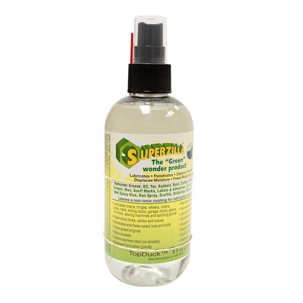Superzilla - Powerful All-Purpose Cleaner and Lubricator – “The Green Wonder Product” – 8oz Spray Bottle