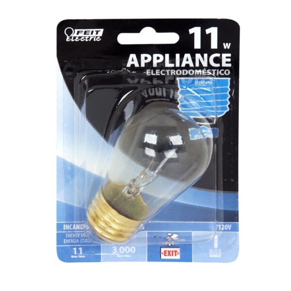 Feit Electric BP11S14 11-Watt S14 Light Bulb, Clear - Image 2