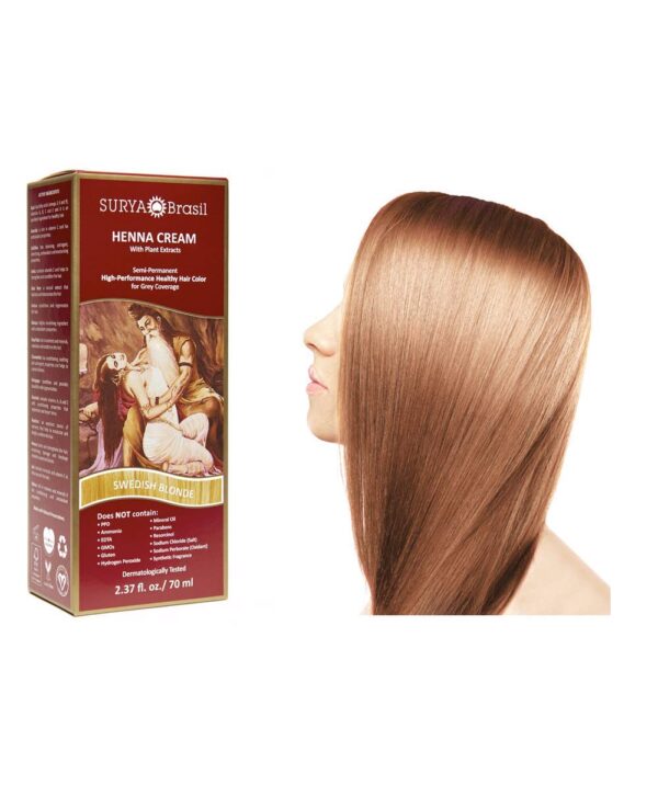 Surya Brasil Products Henna Cream, Swedish Blonde, 2.37 Fluid Ounce