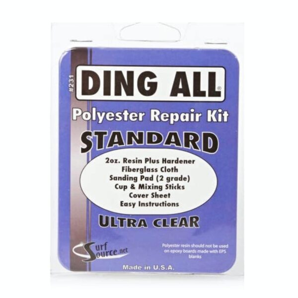 Ding All Standard Polyester 2oz Surf Repair One Size Clear