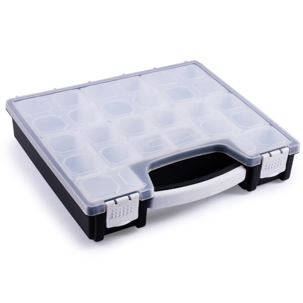 HOPPLER Organizer For Beads, Bolts, Screws, Wax Seal Kit Tools, Craft Supplies, Fishing Tackle, And More. Great Hardware Organizer For Bead Storage And Wax Sealing Supplies To Help Stay Creative. - Image 2