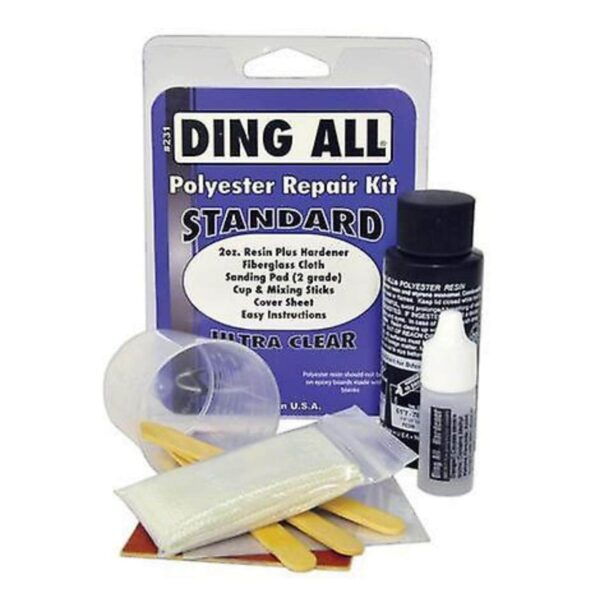 Ding All Standard Polyester 2oz Surf Repair One Size Clear - Image 3