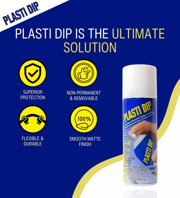 Plasti Dip Multi-Purpose Rubberized Coating - Aerosol - White - Image 5