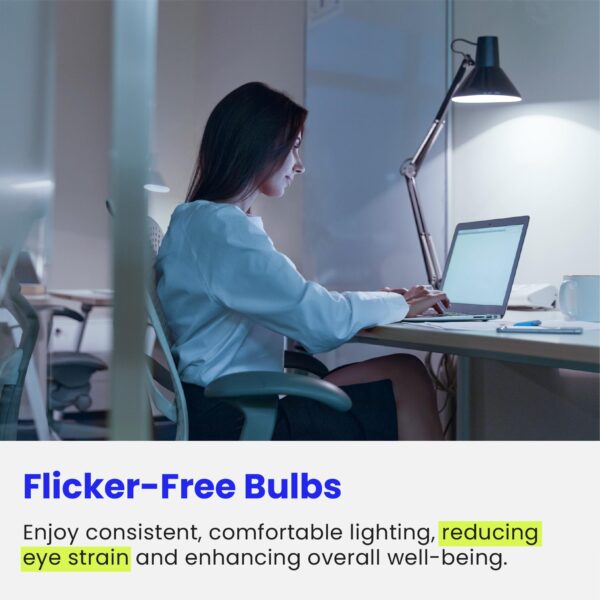 Feit Electric A19 LED Light Bulbs, 60W Equivalent, Non Dimmable, 800 Lumens, E26 Standard Base, 5000k Daylight, 80 CRI, 10 Year Lifetime, Energy Efficient, 10 Pack, A800/850/10KLED/10 - Image 6