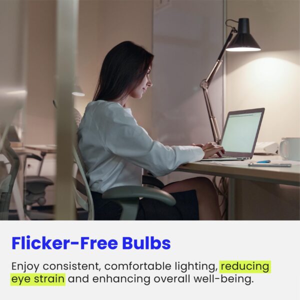 Feit Electric A19 LED Light Bulbs, 60W Equivalent, Non Dimmable, 800 Lumens, E26 Standard Base, 3000k Warm White, 80 CRI, 10 Year Lifetime, Energy Efficient, 10 Pack, A800830/10KLED/10/RP - Image 7