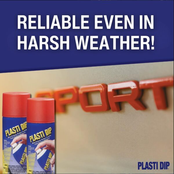 Plasti Dip Red Spray – 11oz Aerosol Rubber Coating – Flexible, Peelable, Protective Coating for Tools, Wheels, Automotive & DIY Projects - Image 2