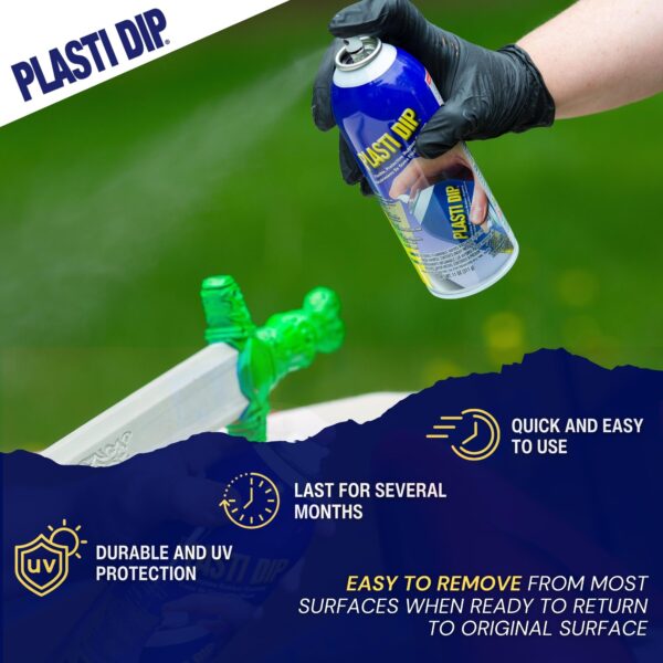 Plasti Dip 11 oz Clear Aerosol – Transparent Peelable Rubber Coating Spray, Removable Protective Clear Coat for Automotive, Tools & DIY Projects (Invisible Weatherproof Seal) - Image 5