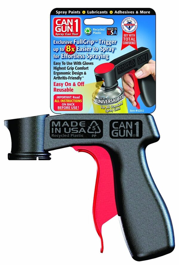 Plasti Dip Black 11203 Multi-Purpose Coating Aerosol 11oz with 1 Cangun - Image 3