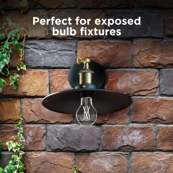 Feit Electric LED Built-in Dusk to Dawn Sensor Intellibulb - Clear Filament A19 with an E26 Medium Base Light Bulb - 60W Equivalent - 15 Year Life - 800 Lumen - 5000K Daylight - Image 5