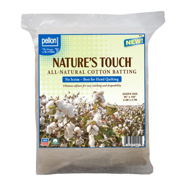 Pellon Natural Cotton Batting - Queen 96x108